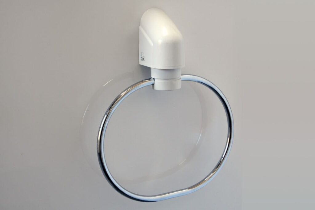 Anti-ligature towel ring