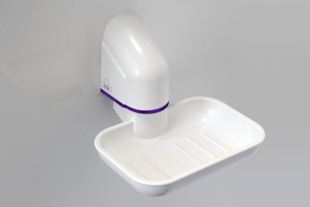 Load release soap dish mental health